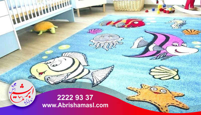 طراحی و رنگ بندی مناسب فرش اتاق کودک